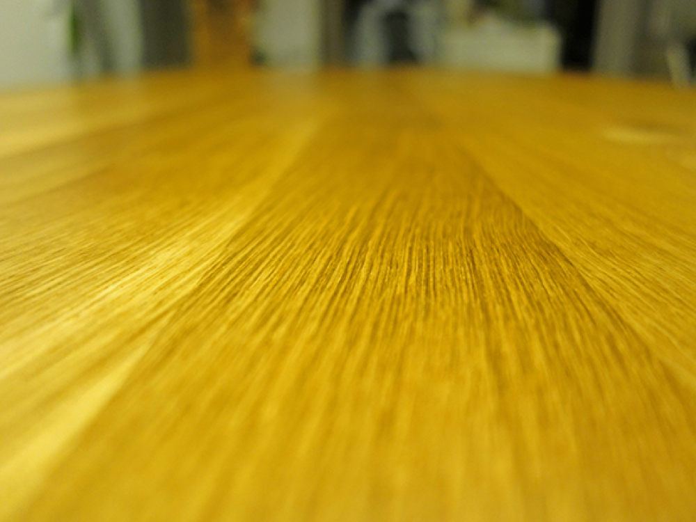 Detailfotographie claud architekten Design und Esstisch