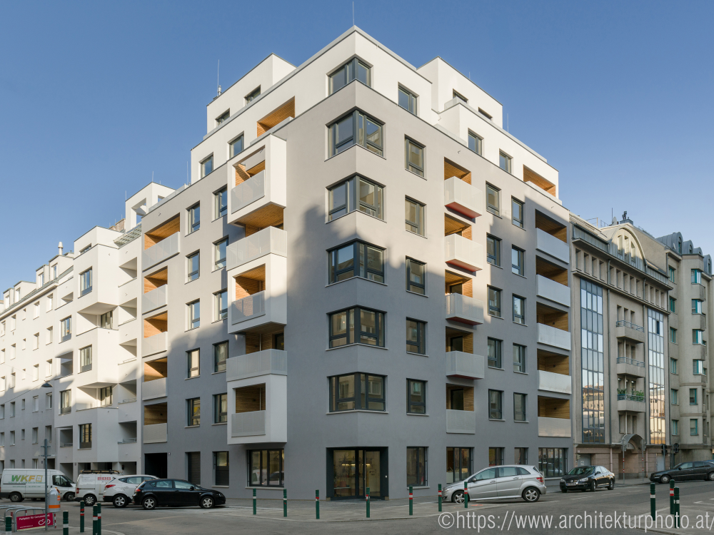 claud architekten Architektur Projekt Wien Karmaschgasse Mehrfamilienhaus