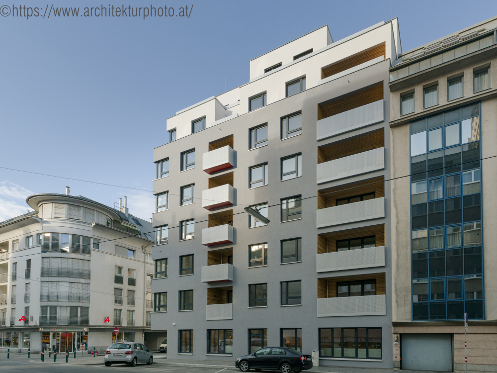 claud architekten Architektur Projekt Wien Karmaschgasse Mehrfamilienhaus