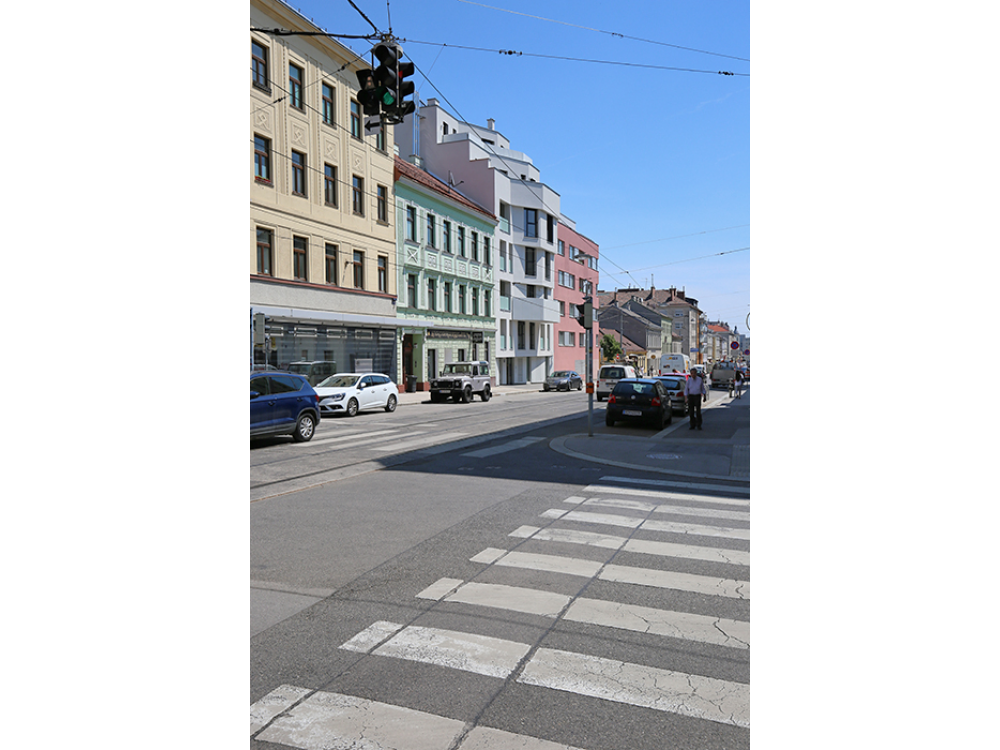 Straßenansicht claud architekten Architektur Projekt Wien Brandstätter Wilhelminenstraße