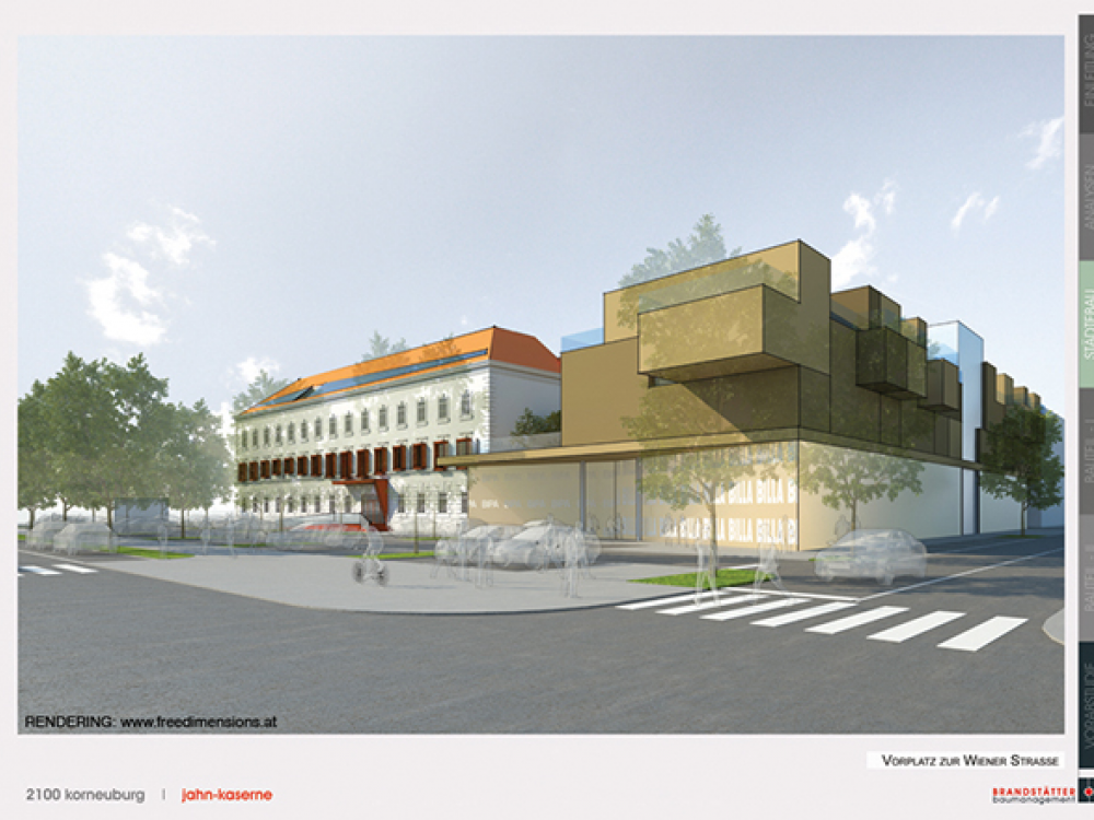 claud architekten Städtebau architektur Projekt Korneuburg städtebauliche Studie