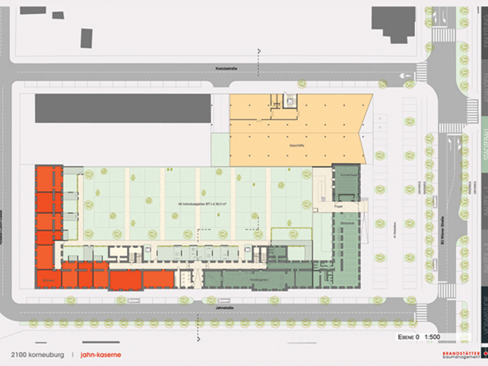 claud architekten Städtebau architektur Projekt Korneuburg städtebauliche Studie