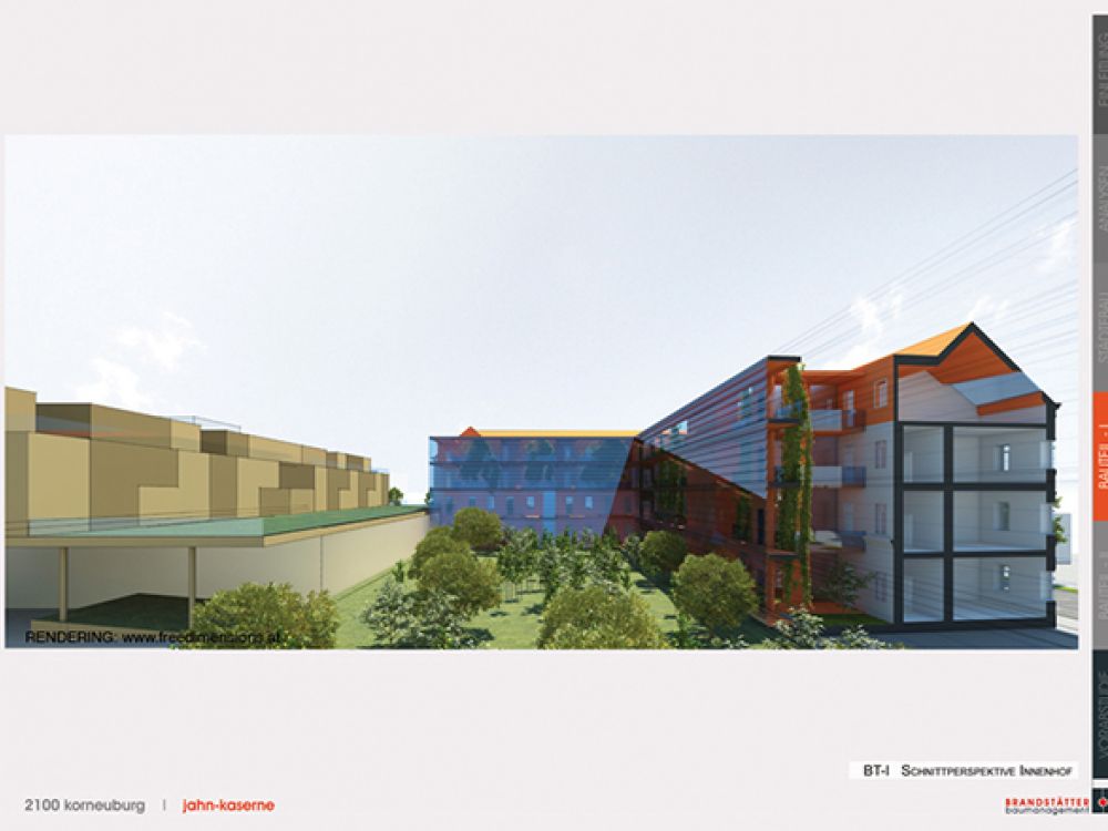 claud architekten Städtebau architektur Projekt Korneuburg städtebauliche Studie