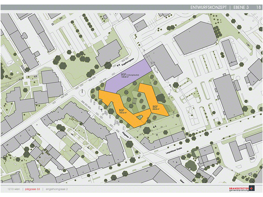 Entwurfskonzept der städtebaulichen Studie Wohn:Gewerbe:Park by CLAUD-Urbanisme